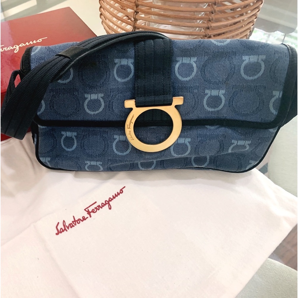 Authentic Salvatore Ferragamo Shoulder Bag
